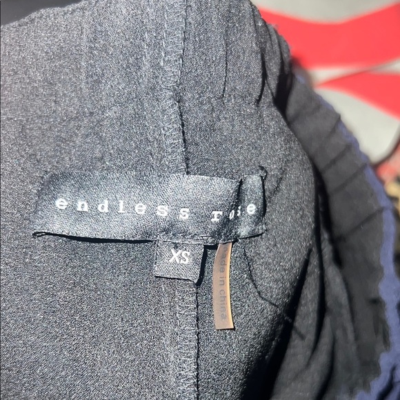 Endless Rose Navy Ruffle Sleeve Mini Dress - Picture 9 of 9